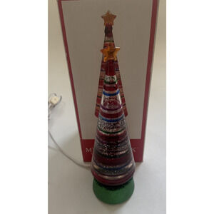 VTG Midwest of Cannon Falls Plug In Multi-Color Ceramic Tree LIGHT UP Christmas